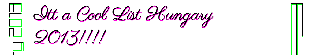 Itt a 2013-as Cool Lista
