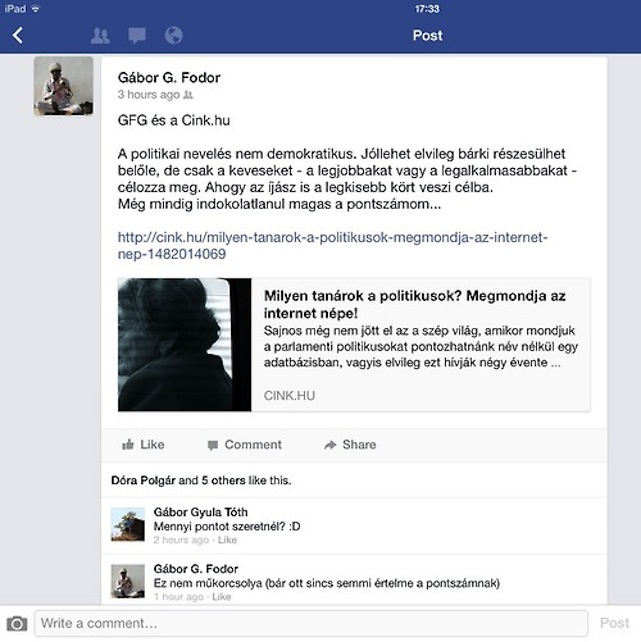 G. Fodor Gábor egy íjász, aki csak a legjobb tanítványaira céloz