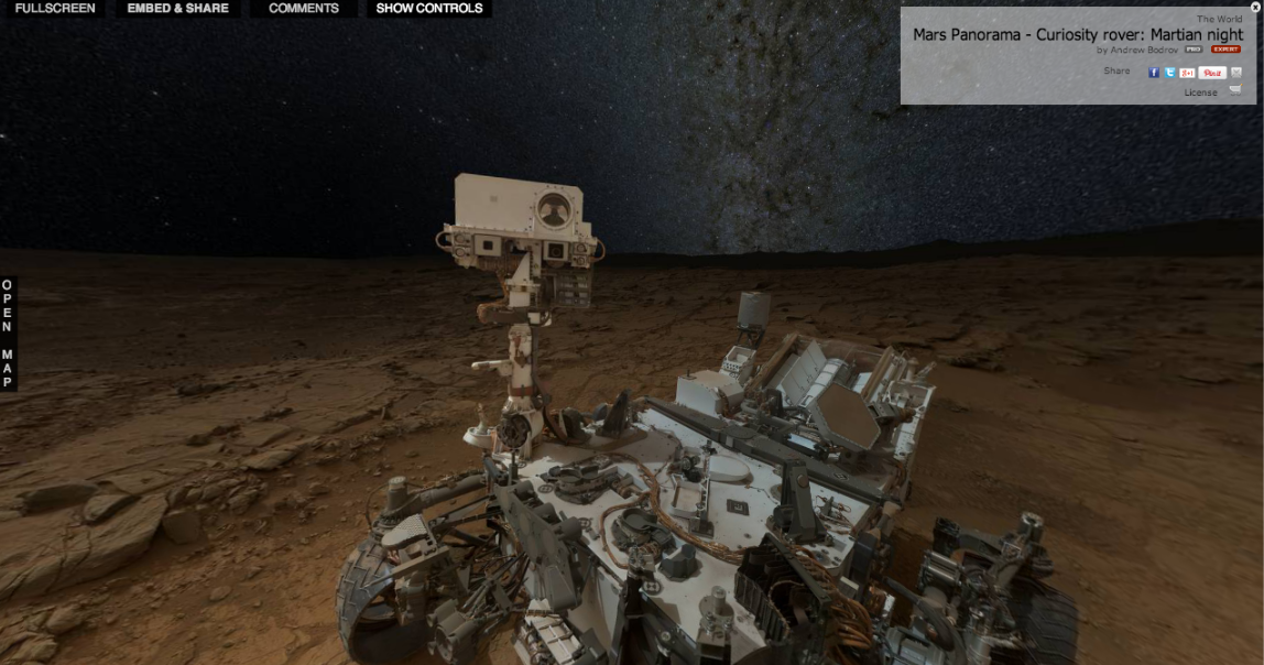 Csodás körpanoráma a Marsról