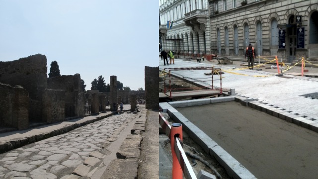 Útépítés: Pompeji 79 vs. Budapest 2013