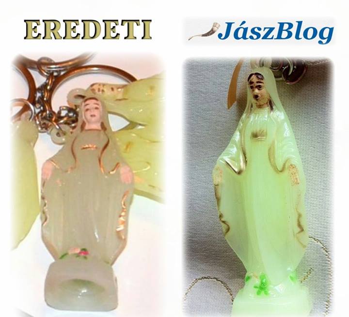 Hitler-bajusz jelent meg a fideszes Szűz Márián?