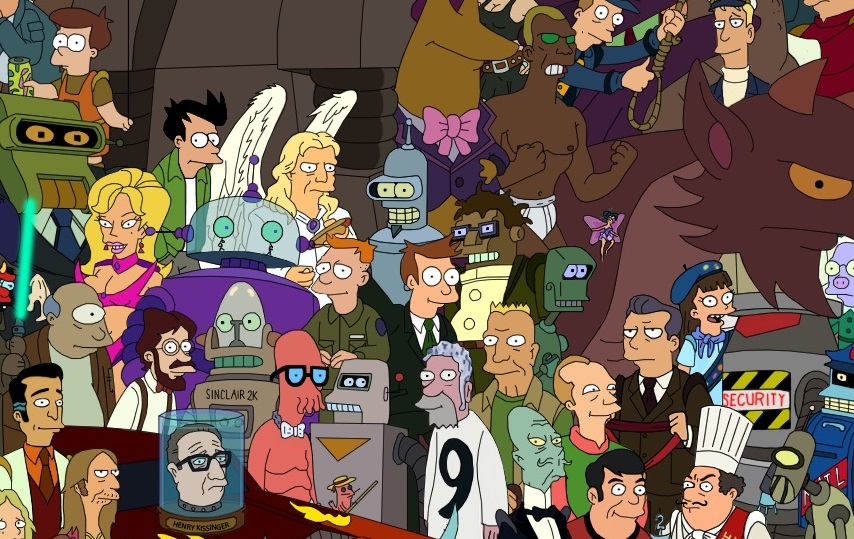 Szereted a Futuramát? Itt az egész egy darab képen!