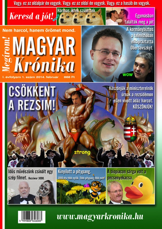 Nevettél már ma? Máris kiszivárgott Orbán és Kerényi újságjának címlapja