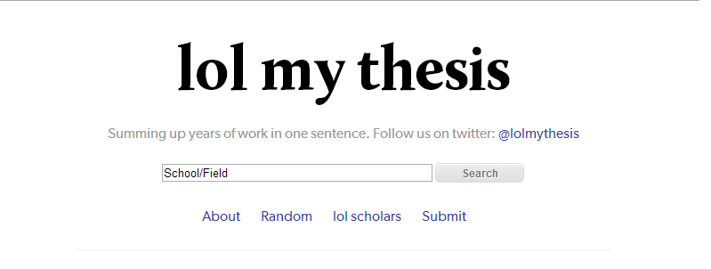 Tanszékek, szakdolgozatok röviden: az egyetemes tudás tumblrje