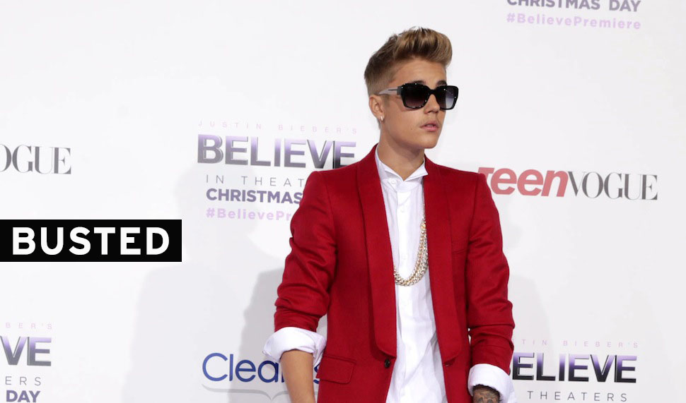 Hoppá! Letartóztatták Justin Biebert
