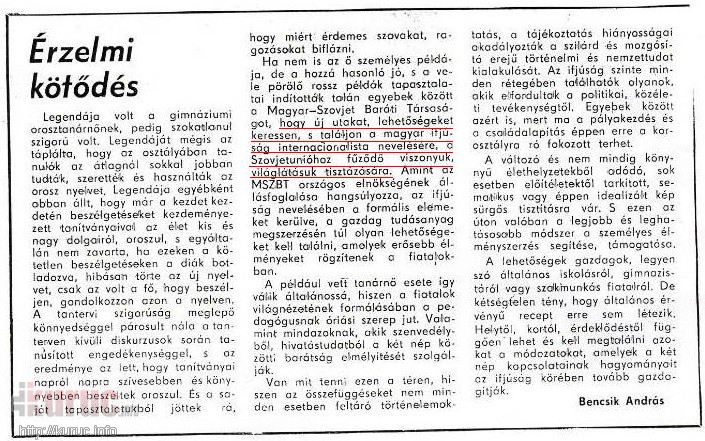 Bencsik András, Orbán kommunistája nem tartja annak saját magát