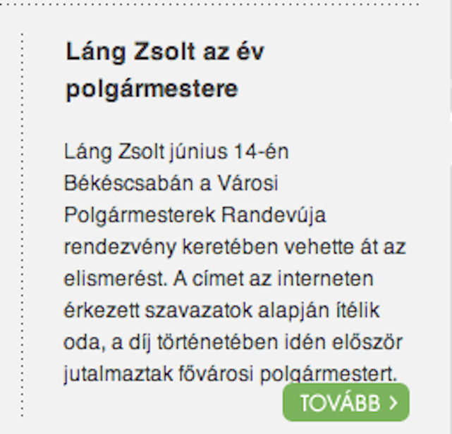 Illustration for article titled Láng Zsolt polgármester a legjobb magyar címlapsztori