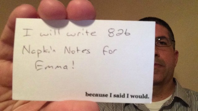 Előre ír üzeneteket lányának a halálos beteg apuka