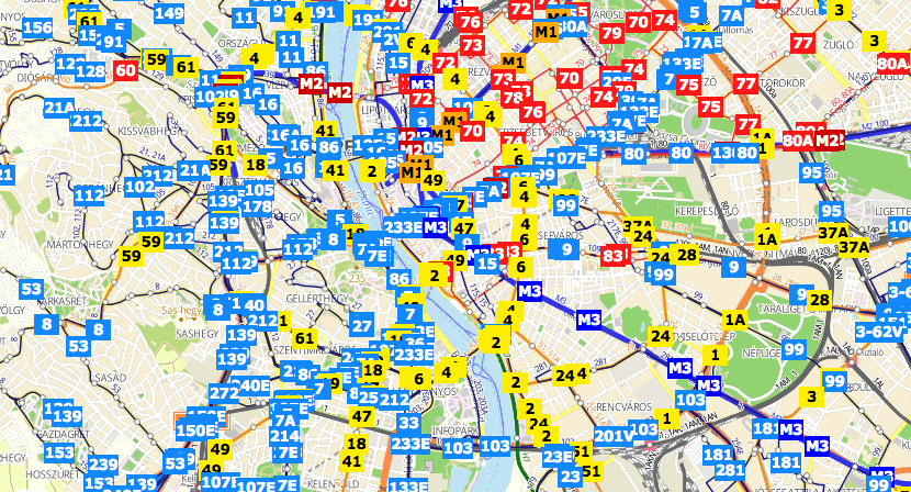 Hoppá! Kövesd élőben az összes BKK-járatot!