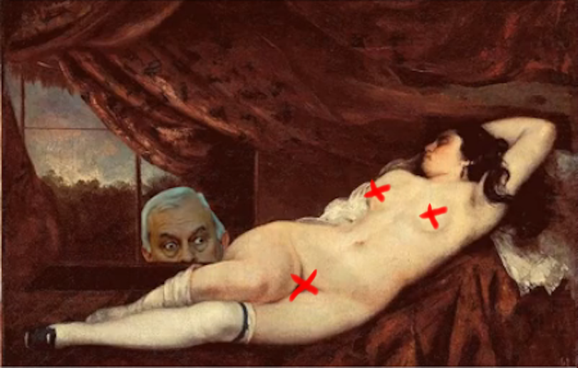 Erotikus netművészet: Harrach Péter szívrohamot kap az akttól