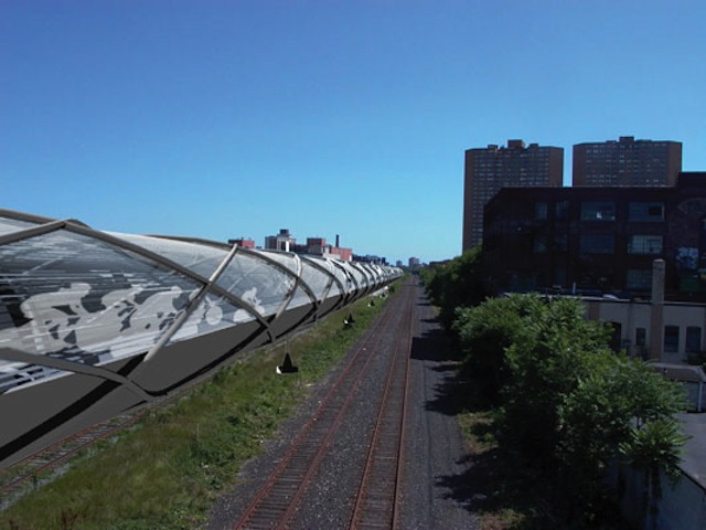 Illustration for article titled Feldobná a budapesti biciklis életet egy emelt bringasztráda?