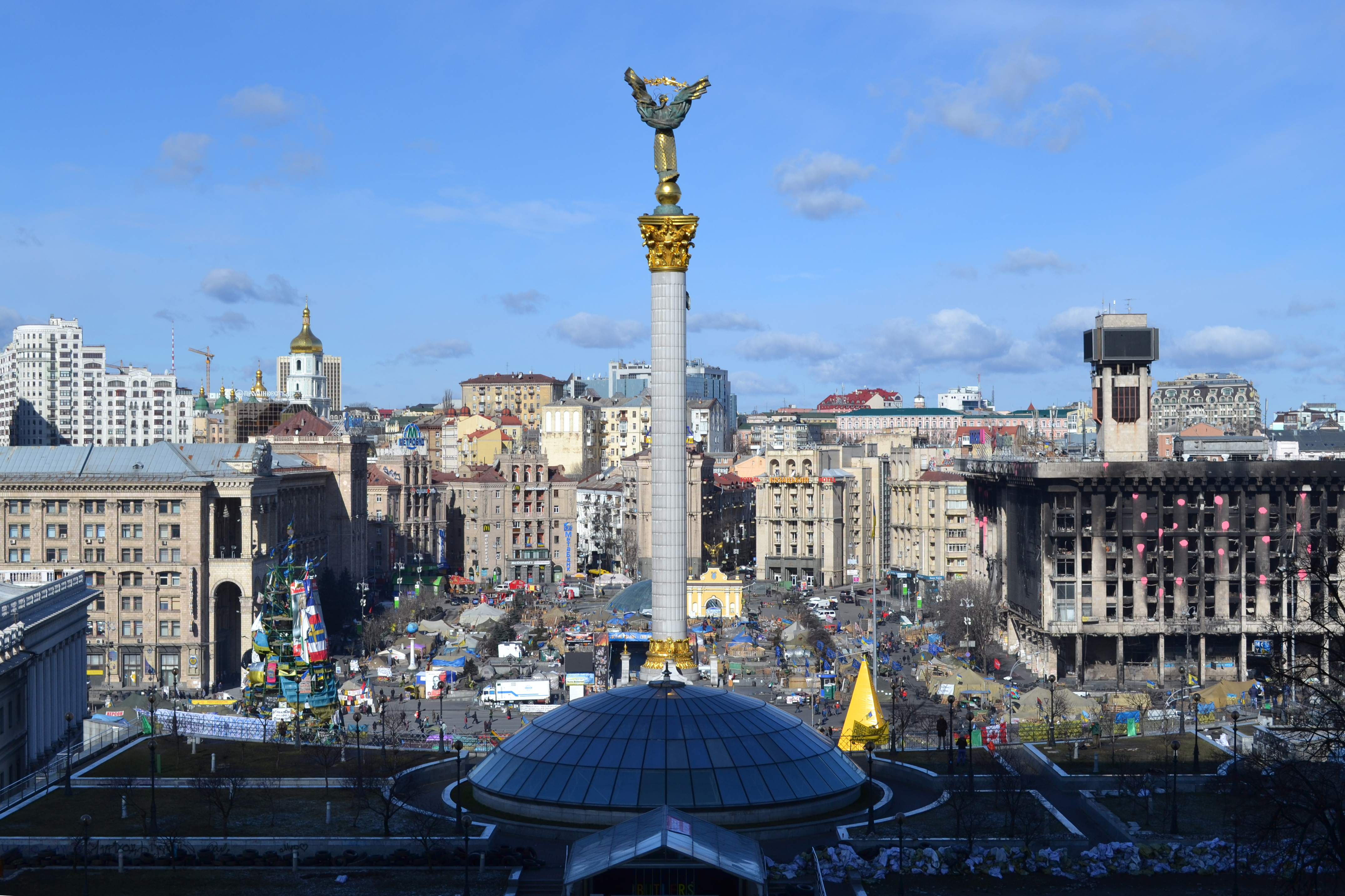 Így néz ki a Majdan egy hónappal a forradalom után