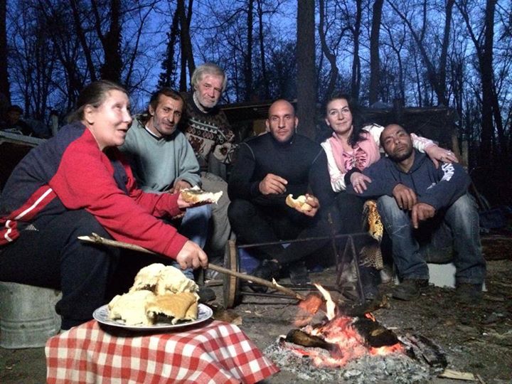 Berki Krisztián együtt szalonnázott a csövesekkel