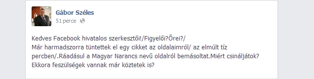 Illustration for article titled Széles Gábor csatát nyert a Facebook ellen