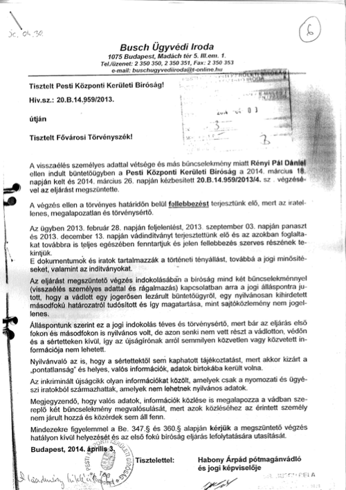 Nyugdíjasverő Habony Árpád még mindig nem adja fel