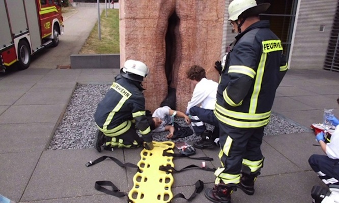 Beszorult a kővaginába az amerikai cserediák