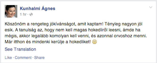 Illustration for article titled Kunhalmi Ágnes leesett a hokedliről