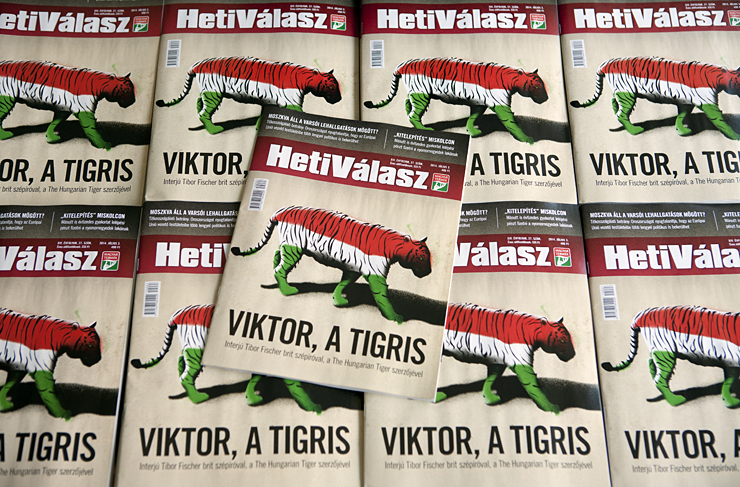 Ízléses címlapok a lakájmédiában MCMXVI.: Viktor, a tigris