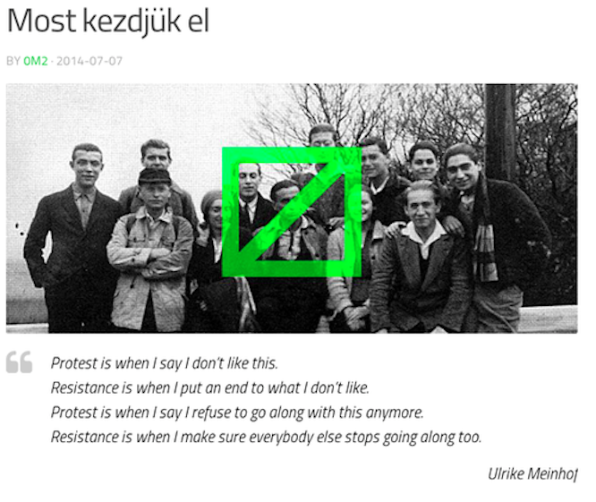 Terroristától vett idézettel indul az új baloldali művészeti lap