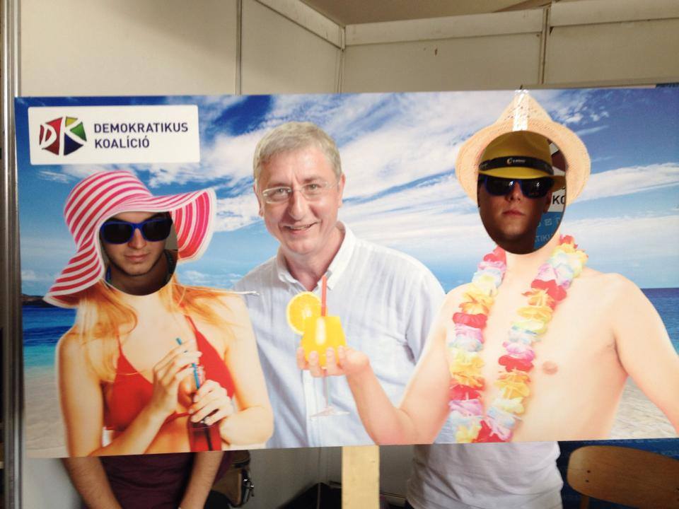 A Gyurcsány-párt műferivel kampányol az EFOTT-on