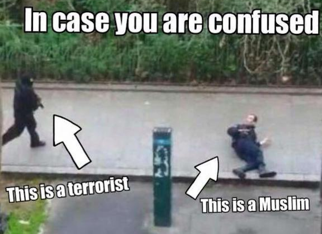 A különbség egy terrorista és egy muszlim között