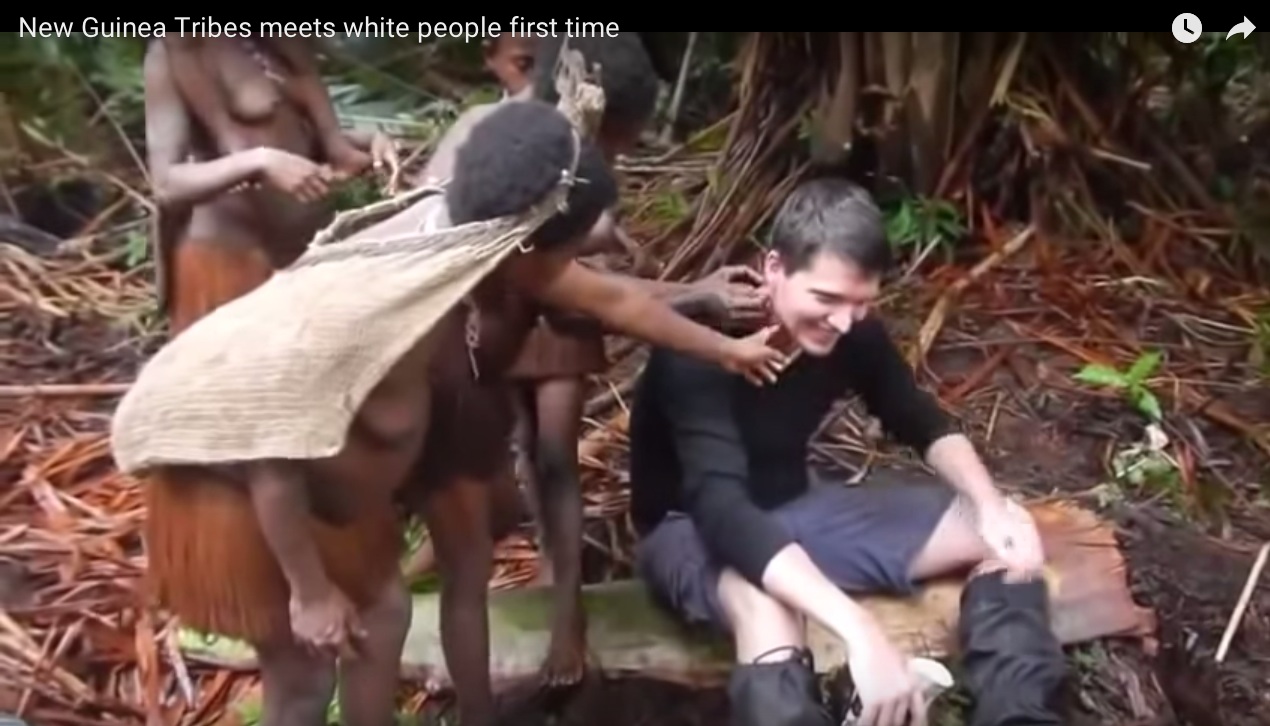 Akik még sohasem láttak fehér embert!