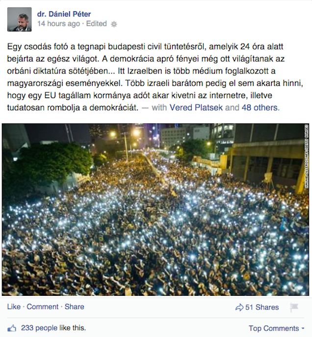 Dániel Péter szerint Hongkong itt van Budapesten