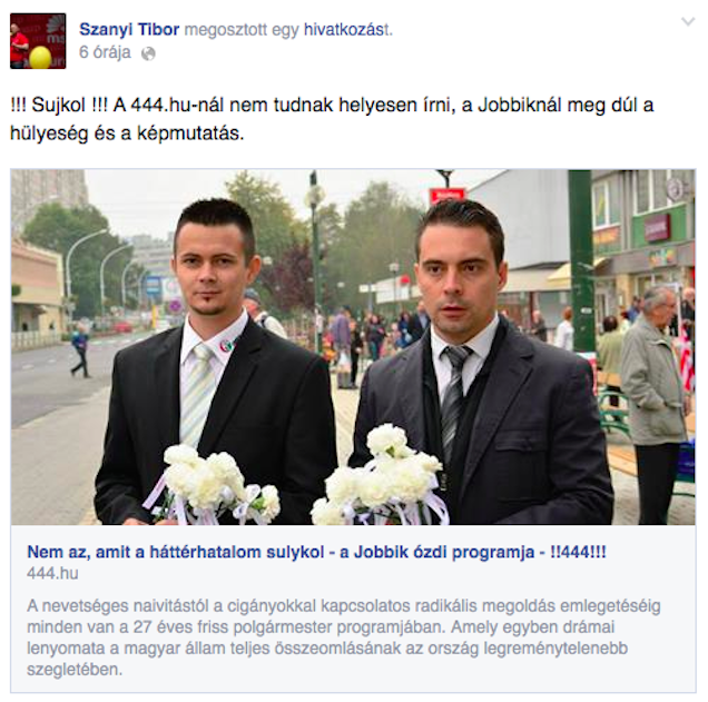 Így sujkol Szanyi Tibor