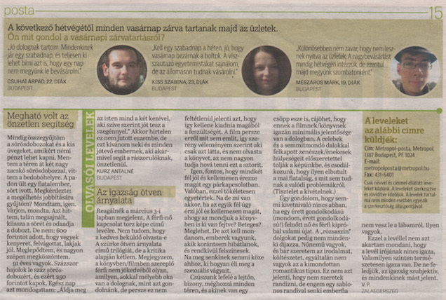 Illustration for article titled A magyar közvélemény kiáll a vasárnapi zárva tartás mellett!