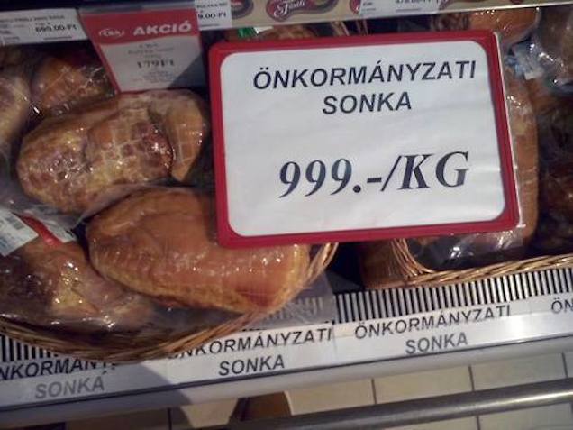 Önkormányzati sonka