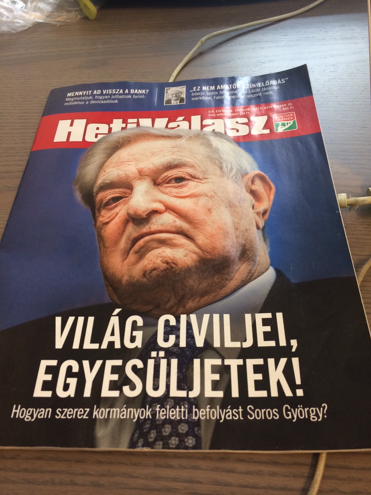 A félelmetes zsidót bemutató címlapkép volt a legizgalmasabb