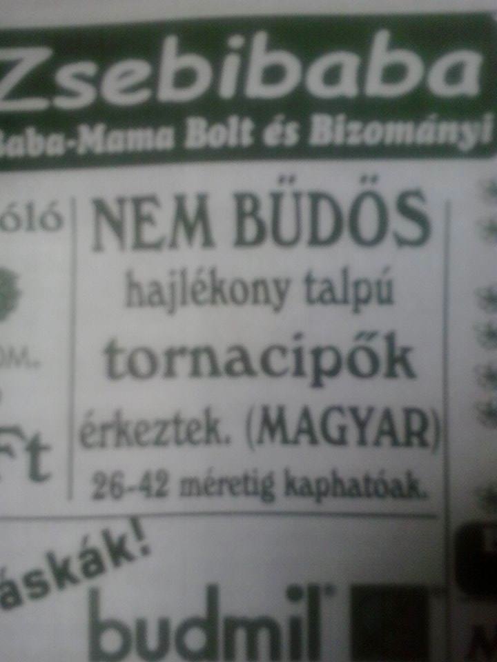 Tényleg itt van a nem büdös tornacipő?