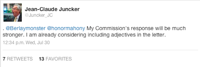 Illustration for article titled Beszopta az Origo az ál-Junckert, és még mindig nem vette észre