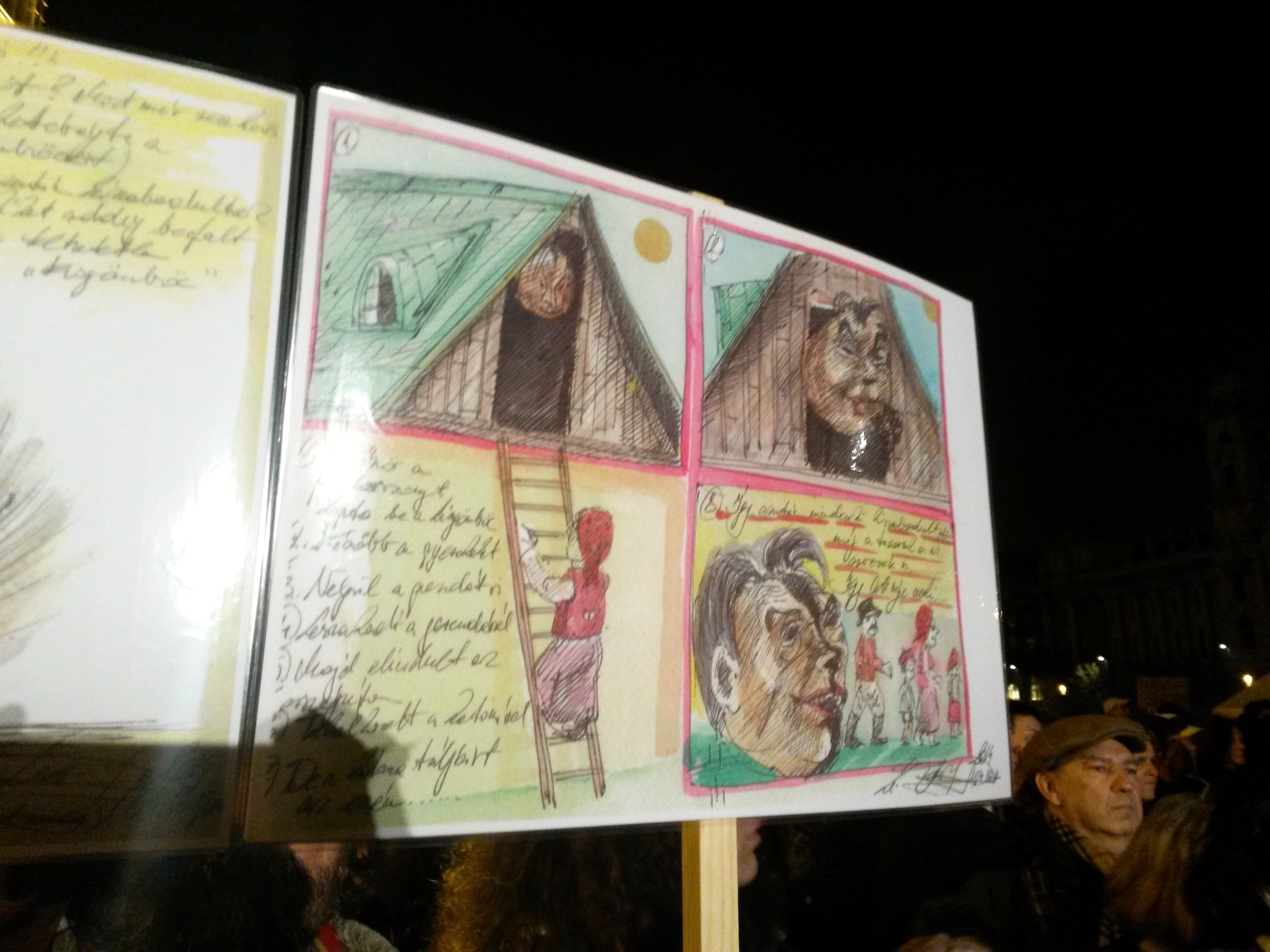 Illustration for article titled Képek, gifek, videó a tegnapi tüntetésről, minden itt van egyben