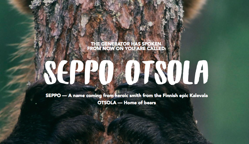 Én Seppo Otsola vagyok. És ti?