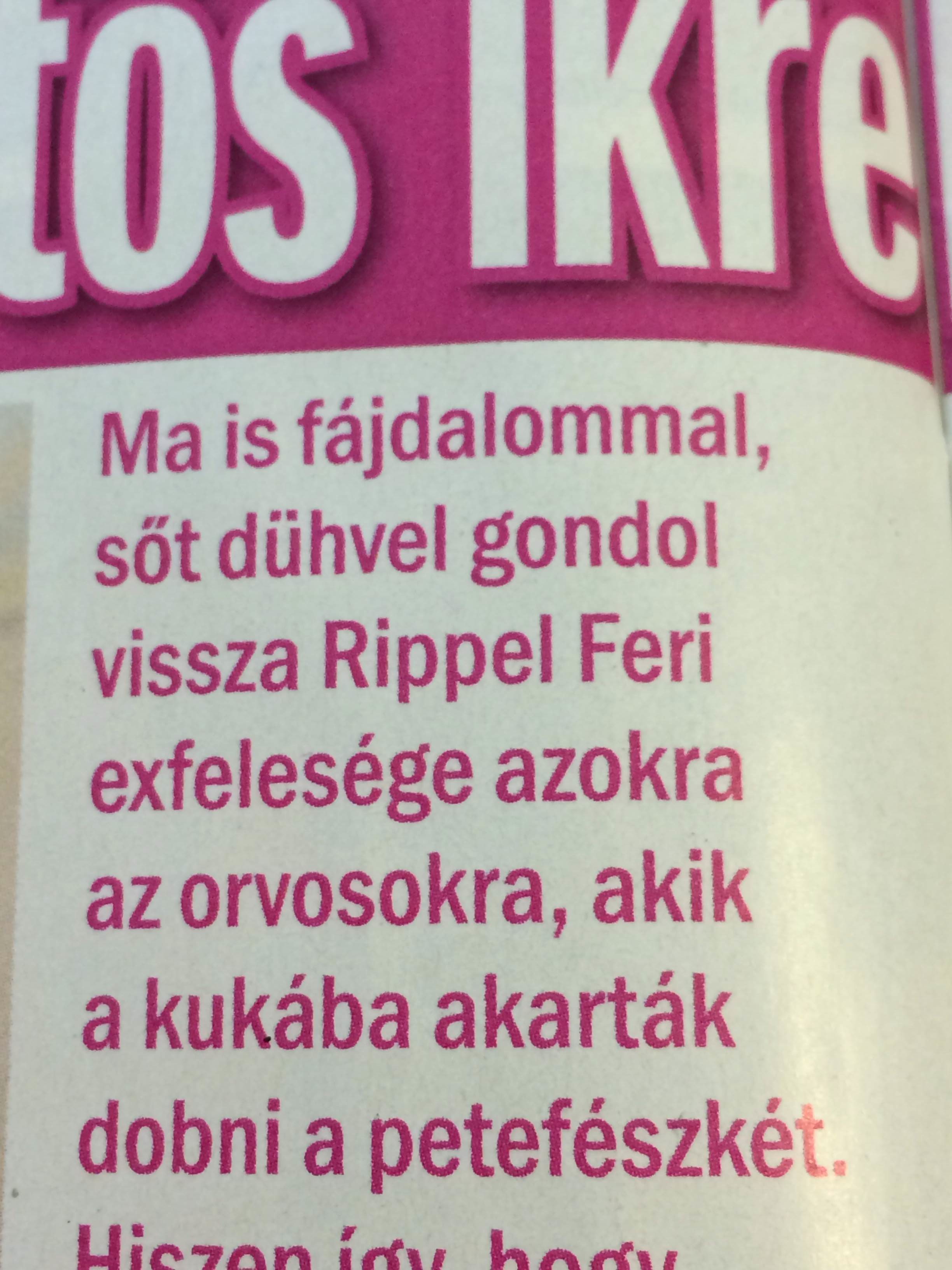 Illustration for article titled Gusztustalansági rekord a Story címlapján: petefészek nőtt Vivi kezére