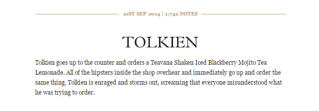 Illustration for article titled Így rendelnének kávét a leghíresebb írók és hőseik