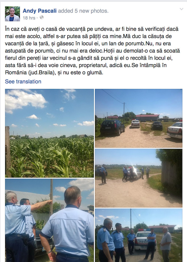 Illustration for article titled A román férfi, akinek ellopták az egész házát