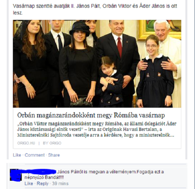 II. János Pálról is megvan a véleményem!