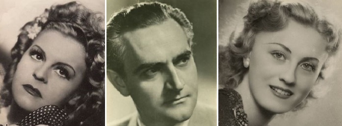 Színészhármas: első feleség Dajka Margit, Kovács Károly férj, második feleség Simor Erzsi