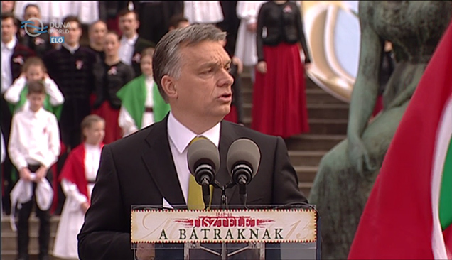 Orbán Viktor az uborka görbületéről is beszélt