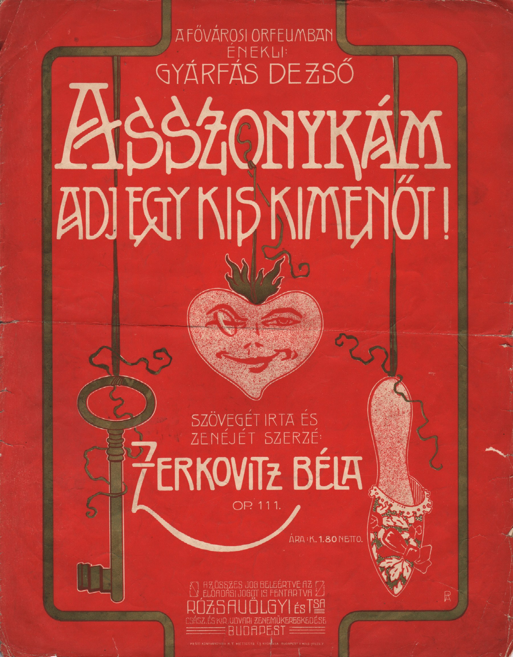 Illustration for article titled Miért szomorú, kisasszony? – csodás kottacímlapok a XX. század elejéről