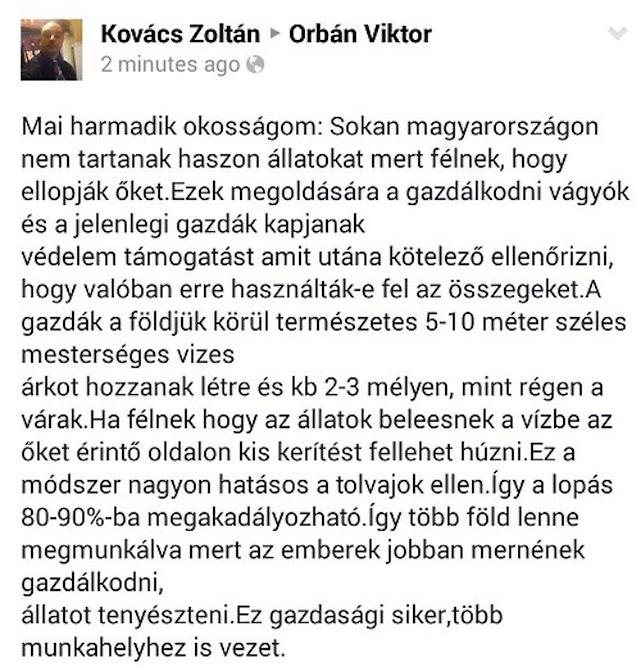 Soha ilyen jó ötletet nem dobtak fel a miniszterelnöknek