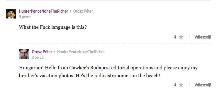 Illustration for article titled Sokkolt olvasók: magyar nyelvű poszt jelent meg a New York-i Gawkeren