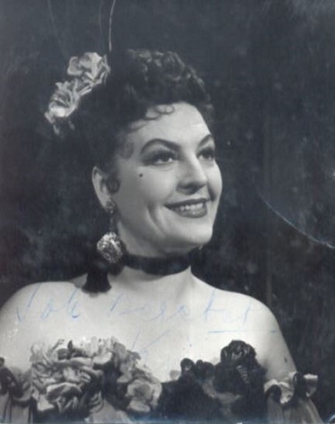 Kiss Ilona már az Operett Színházban, a háború után