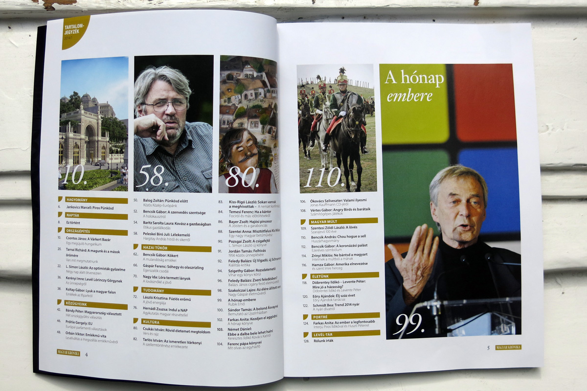 Illustration for article titled Lapozzátok át ti is a Magyar Krónika friss és ropogós első számát!