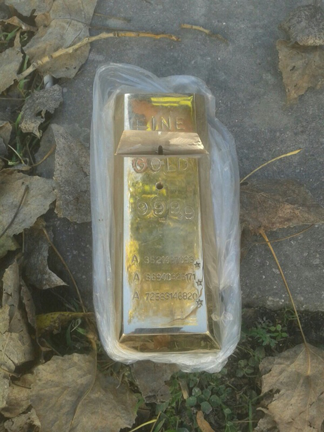 Aranyat találhattak a Golgota téren