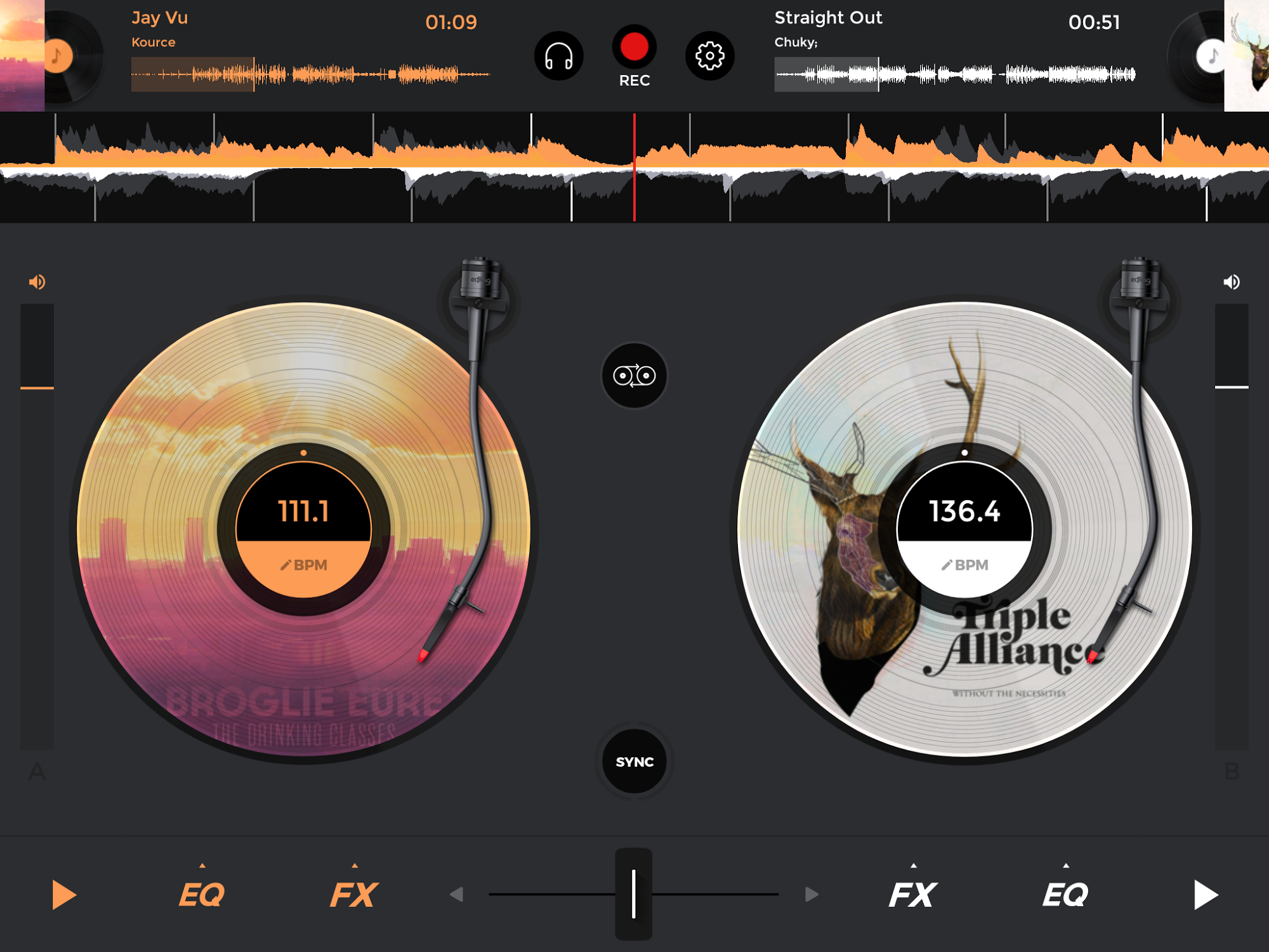 Illustration for article titled Edjing 5 DJ Music Mixer Studio...új dimenziókat nyit az okostelefonon és tableten való DJ-zés előttem/em