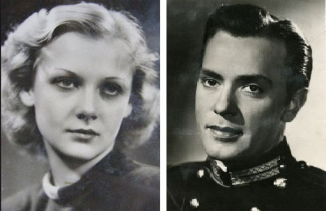 Goll Bea és Benkő Gyula - az ifjú szerelmespár