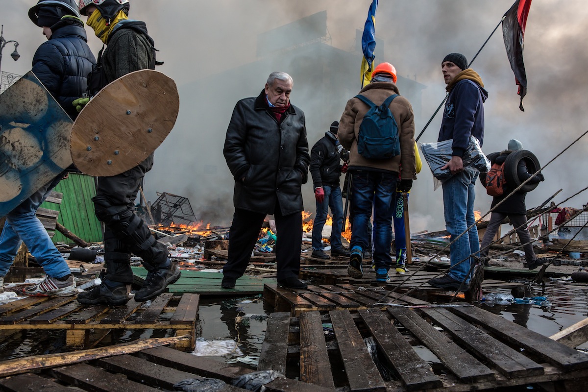 Illustration for article titled Kijev lángokban